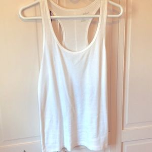 Ribbed white tank